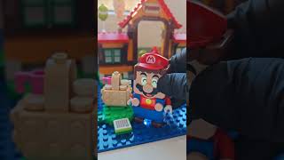 Lego Supermario power up apple #supermario #nintendo #mario #lego #shorts #funny #satisfying