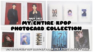 ☁️ my entire kpop photocard collection - 7 binders 3 a5 | bts seventeen txt enhypen loona itzy stayc