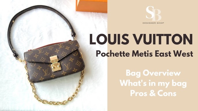 Louis Vuitton Pochette Métis East West Black