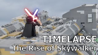 Lego Kylo Ren vs Rey from The Rise of Skywalker trailer | Lego Star Wars MOC Speedbuild/Timelapse