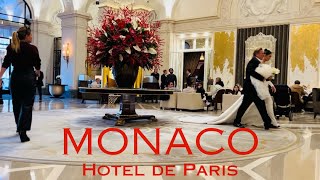 INSIDE HOTEL DE PARIS MONACO 2024 Part 1 MILLIONAIRE LUXURY LIFESTYLE #monaco #montecarlo #luxury