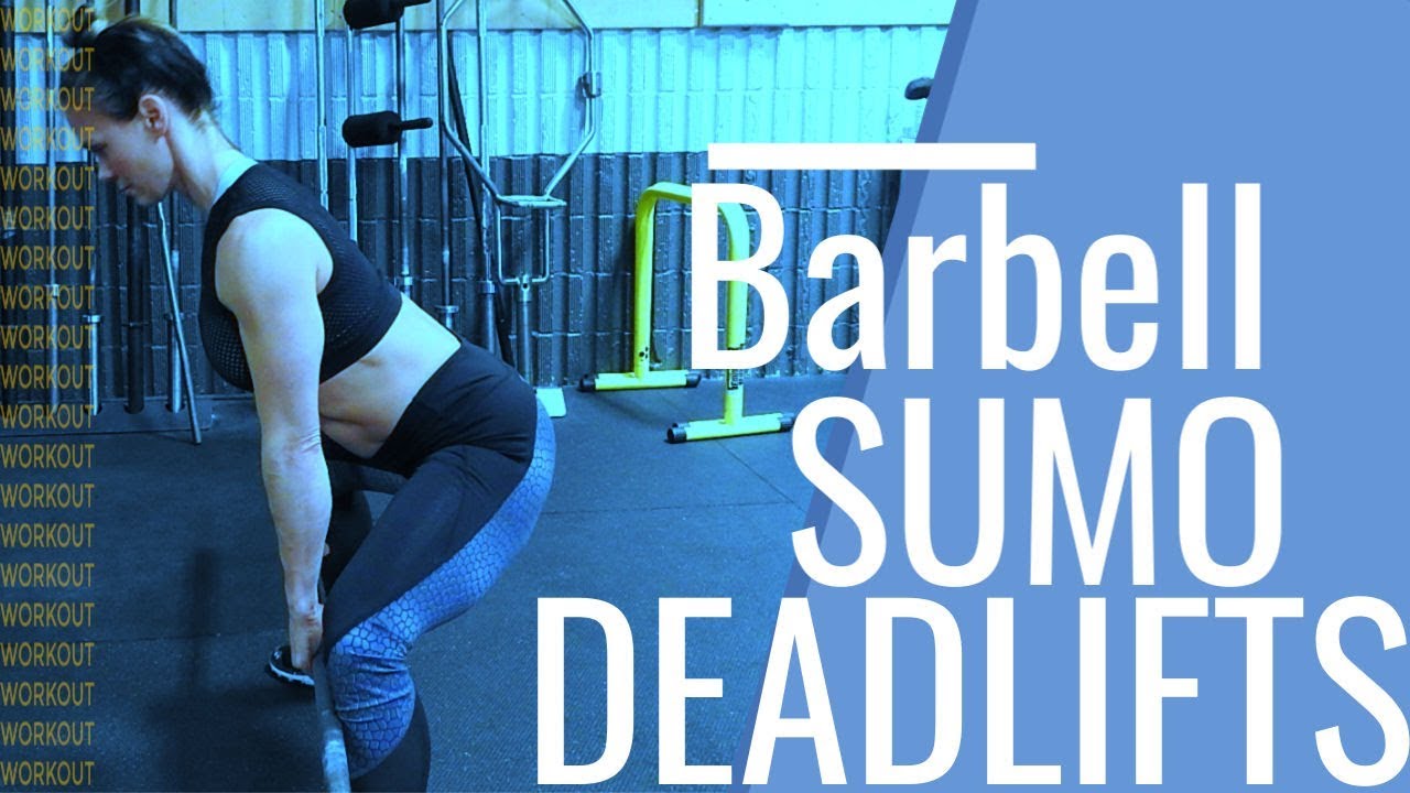 Barbell Sumo Deadlifts HOW to do a Barbell Sumo Deadlifts front
