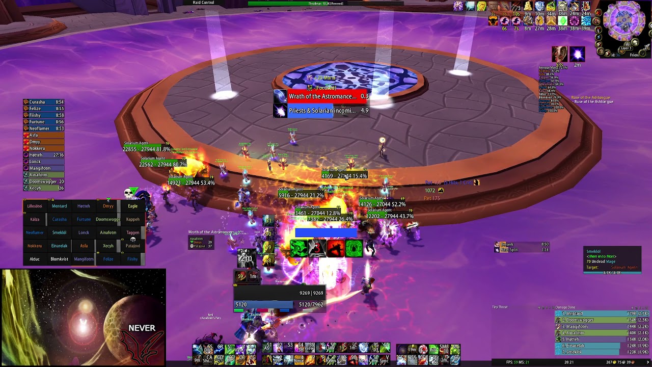 Memento Mori vs High Astromancer Solarian (TBC Classic)