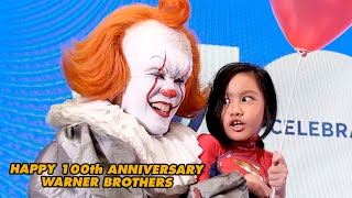 PENNYWSE INVADES 100th WARNER BROTHERS ANNIVERSARY! (IT&#39;s BACK TO HAUNT) | Prince De Guzman