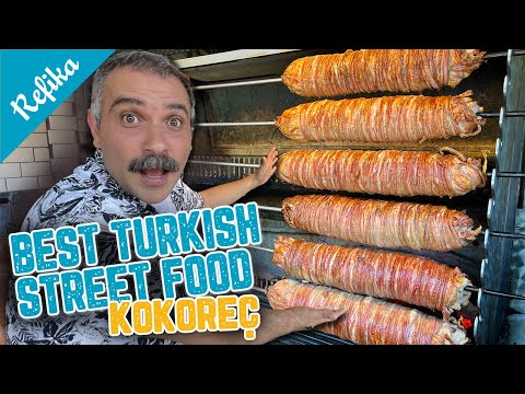Best Turkish Street Food: KOKOREÇ  You can make it at home with mushroom!  Vegan Kokoreç Recipe