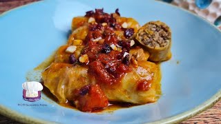 HOW TO MAKE STUFFED CABBAGE ROLLS /DOLME KALAM