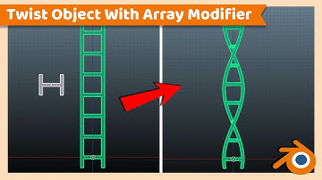 Twist or Bend Object With Array Modifier | Blender Tutorial
