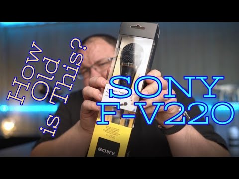 NEVER VLOG WITH THIS!!! Sony F-V220 UNBOXED & TESTED