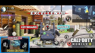 Main Call of Duty Mobile dengan Keyboard & Mouse (FPS DOCK + GAMESIR X1) di Android 11