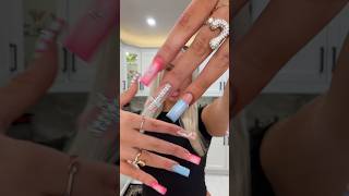 What color is on YOUR nails? 💅 #nails #nailart #acrylic #naildesign