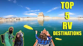 Our TOP 5 REVEALED! Best Places To Go in the US    Part 2 | RV Travel Family