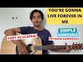 Download Lagu TUTORIAL PETIKAN (You're Gonna Live Forever In Me - John Mayer) (Tutorial Gitar) Easy Guitar Chords!