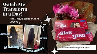 Glatt Hair Straightening Cream Honest Review Before & After Results