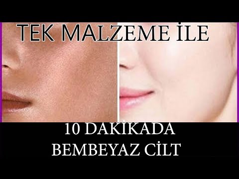 SADECE 10 DAKİKADA CİLT BEYAZLATMA FORMÜLÜ - GENÇLEŞTİRİCİ - TEK MALZEME - DOĞAL - (Güzellik Bakım)