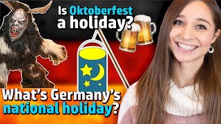 The truth about ALL German HOLIDAYS! Monsters chase us through the streets?! 😱