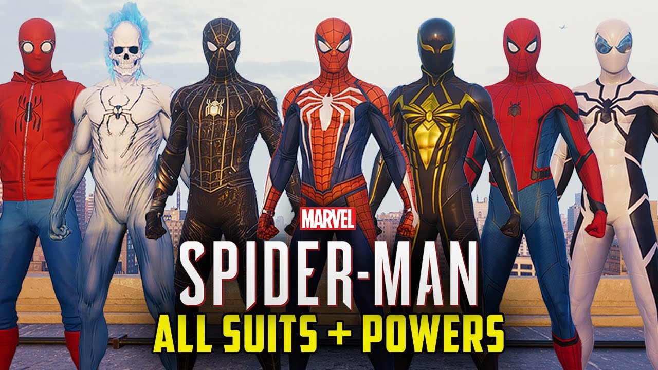 Spider-Man suits list, all powers and unlock requirements