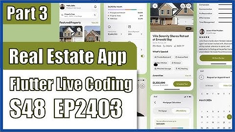 [Flutter] Flutter Live Coding EP2403 (Real Estate App Part 3)