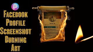 Facebook Profile Screenshot Editing | Burning Facebook Profile Editing In Picsart | Picsart Editing. screenshot 3