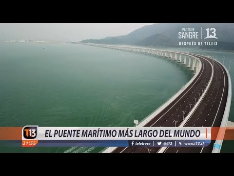 Video: El puente marítimo más largo del mundo en China: el puente Qingdao Haiwan (video)