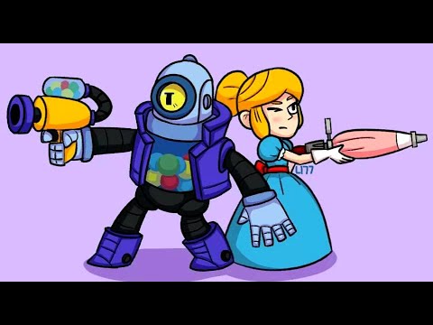 Пайпер и Рико в парном столкновении в Бравл Старс (Brawl Stars) - YouTube