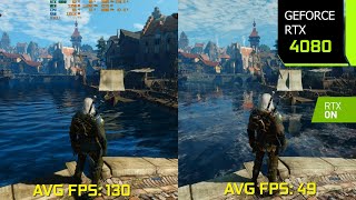 The Witcher 3 PC Next-Gen Update - Original vs Next-Gen 4K Comparison | Ray Tracing | RTX 4080