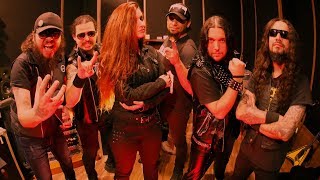 LIVING METAL (band) ft. MAY UNDEAD (TORTURE SQUAD) - 'WHERE SATAN IS FALLING...'  VIDEO 4K