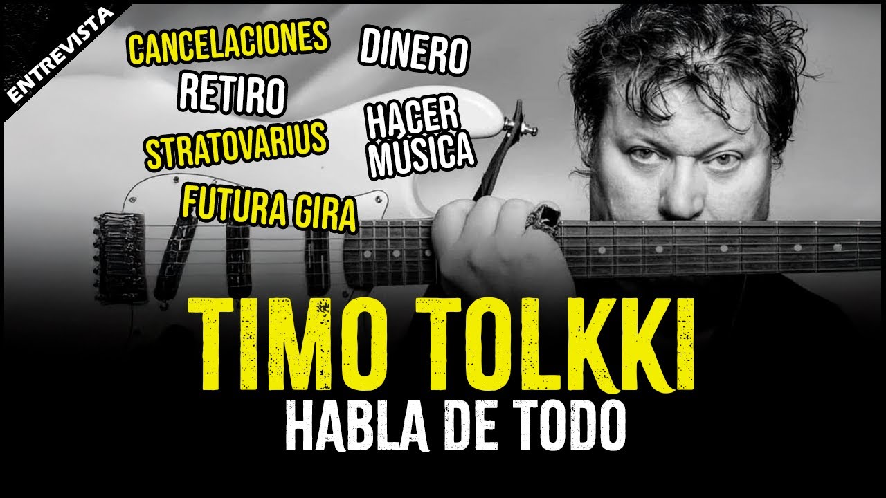 TIMO TOLKKI: “Tuve que cancelar por problemas de dinero y salud, pero ya estoy listo” 🎸 [Entrevista]