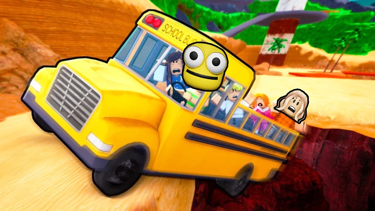 CONDUIRE LE BUS SUR DES CHEMINS DANGEUREUX avec ODETTE (Dangerous School Bus Driving)