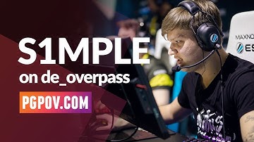 [CSGO POV] s1mple (NaVi) vs NiP / 27-13 / de_overpass // Player Settings in desc.