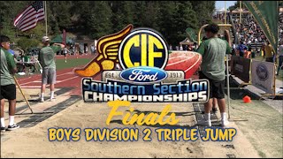 2023 TF - CIF-ss Finals (D2) - Triple Jump (Boys)