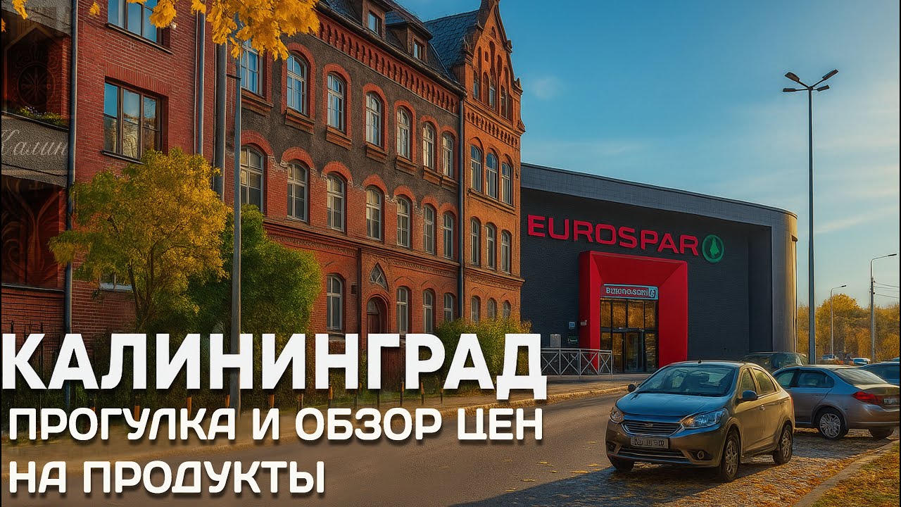 Калининград: прогулка |  Обзор цен на продукты (1 ноября 2025)