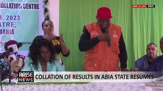 INEC DECLARES ALEX OTTI WINNER IN ABIA STATE