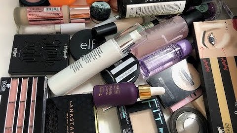 Declutter My Makeup Collection Bronzers,Primers,Setting Sprays