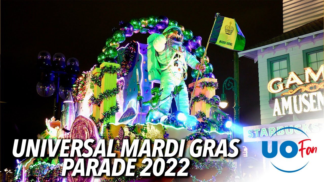 Universal Orlando Mardi Gras Space-Themed Parade 2022