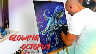 Painting A Beautiful Octopus