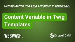 (Part 1) Content Variable in Twig Templates