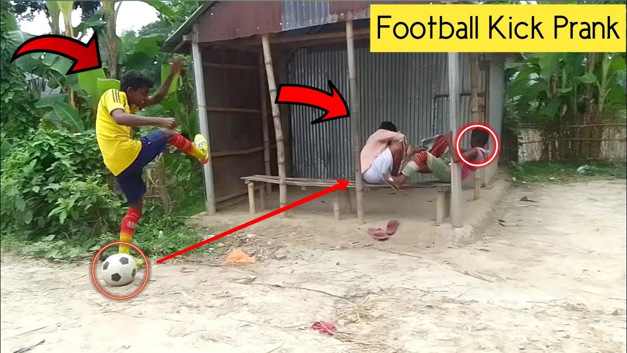 Fake Football Kick Prank !! Football Scary Prank Gone Wrong Reaction