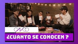 CNCO || ¿ CUANTO SE CONOCEN ? (Facebook live)