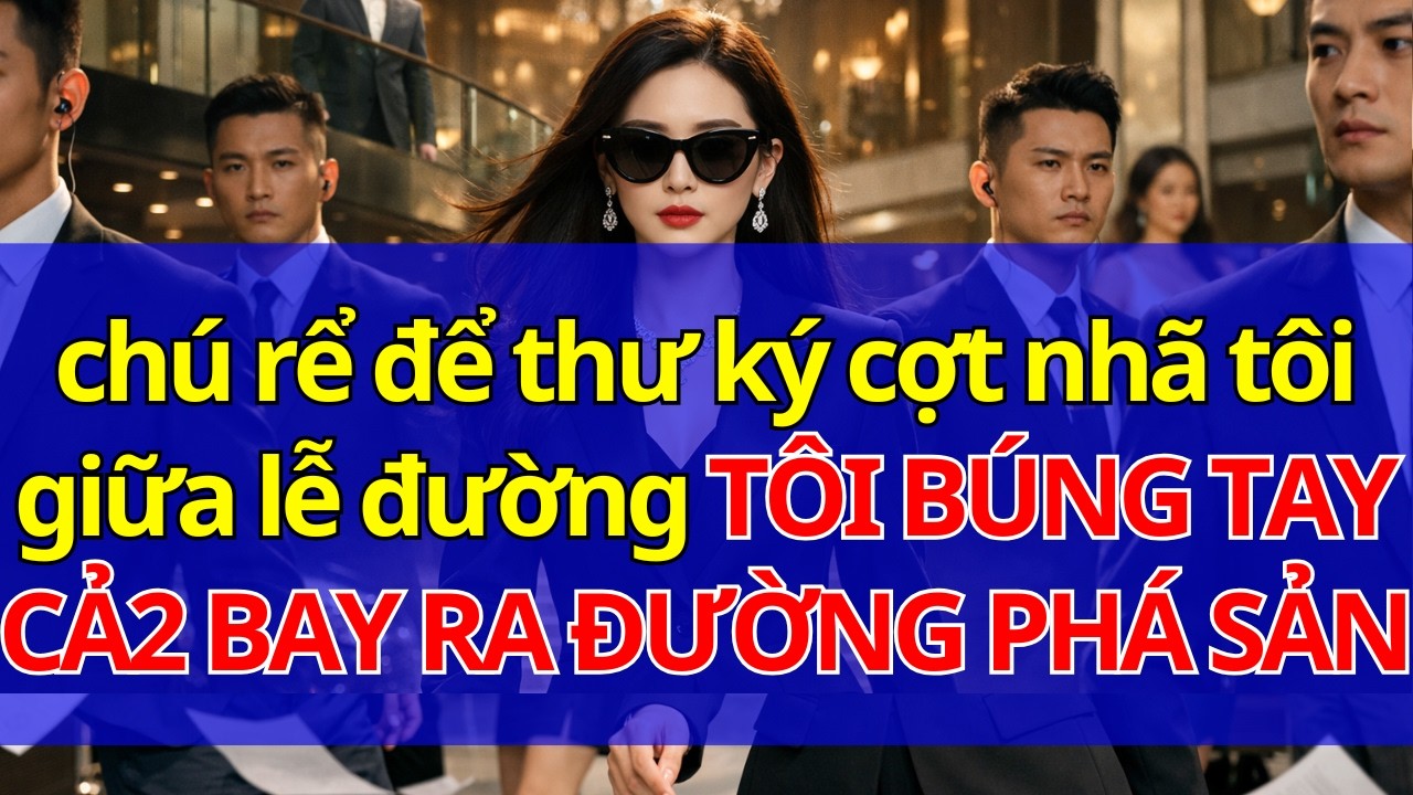chú rể để thư ký cợt nhã tôi giữa lễ đường TÔI BÚNG TAY CẢ2 BAY RA ĐƯỜNG PHÁ SẢN