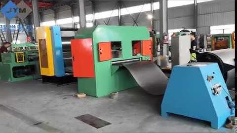Metal mesh levelling and cutting machine