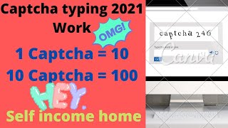 Captcha Typing Job | How To Earn Money Online Without Investment | Captcha Typing 2021 | Part - Time