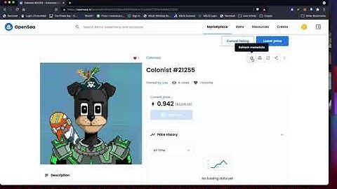 OpenSea: How to Refresh Metadata