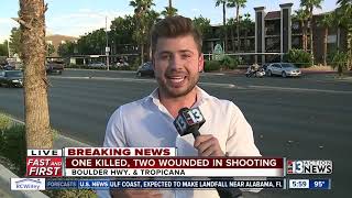 One killed, two wounded in shooting