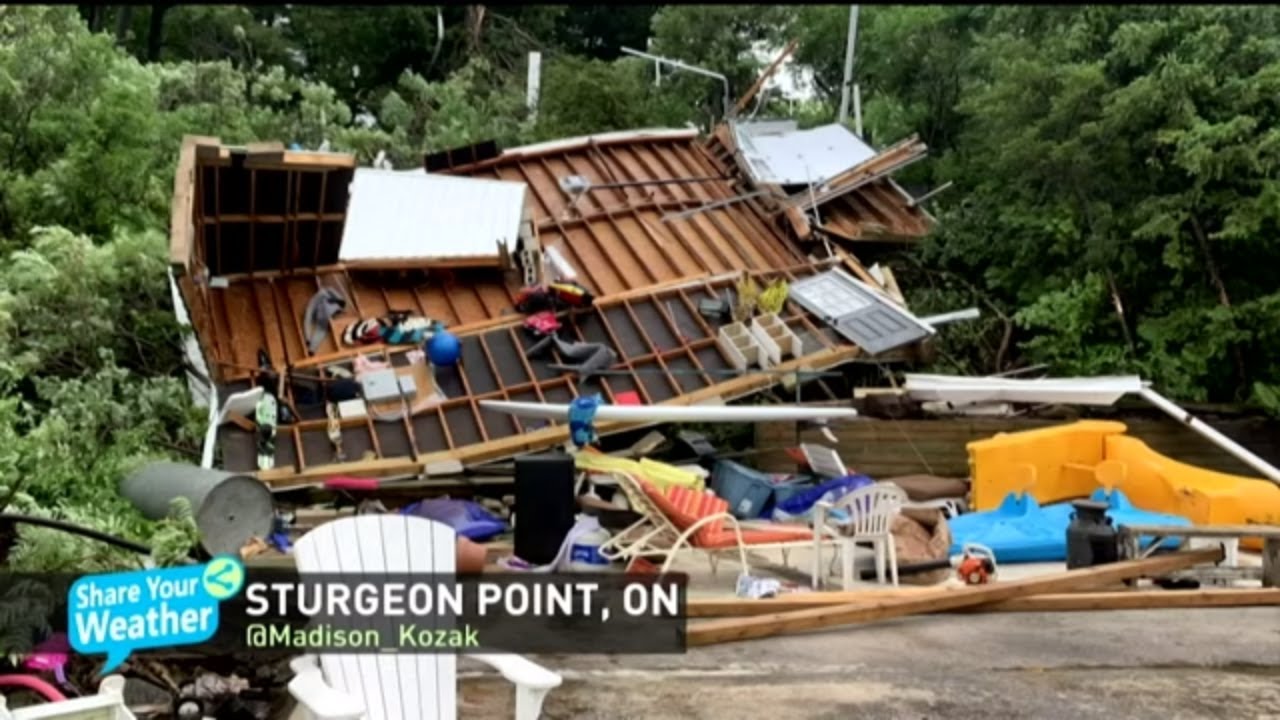 Tornado damage in Ontario and the challenges of storm chasing