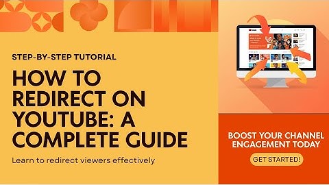 How to Easily Redirect on YouTube!