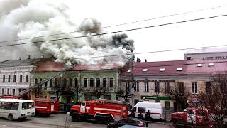 Видео Пожар в г. Тула ул. Проспект Ленина 15.11.2017 от Мурад ™, улица Ленина, Тула, Россия