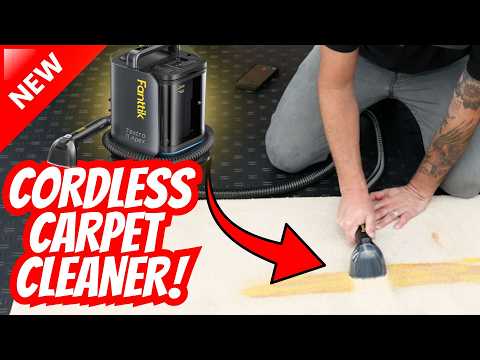 Best Carpet Spot Cleaner - NEW Cordless Fanttik Textra 11 Apex