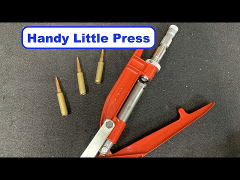 Using the Lee Hand Press for seating tests and matches