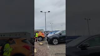 walking from terminal to free pick up/drop off Edinburgh Airport