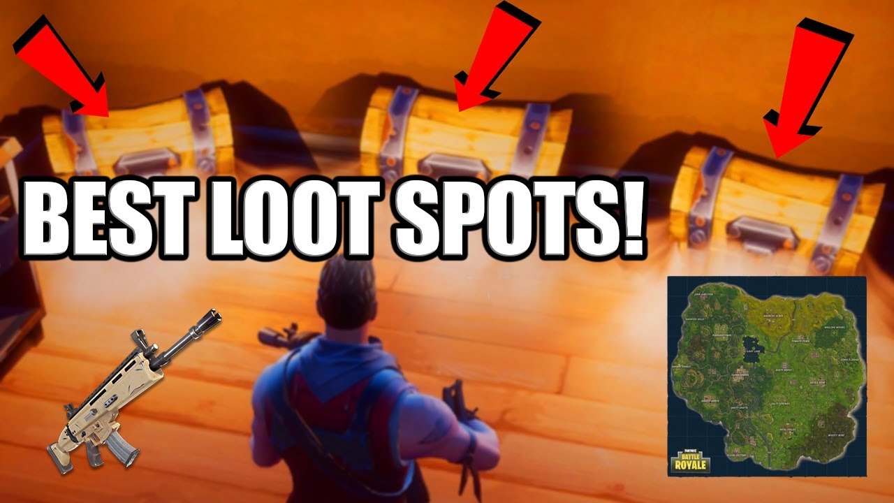 BEST LOOT SPOTS ON NEW FORTNITE MAP (Fortnite Battle Royale) YouTube